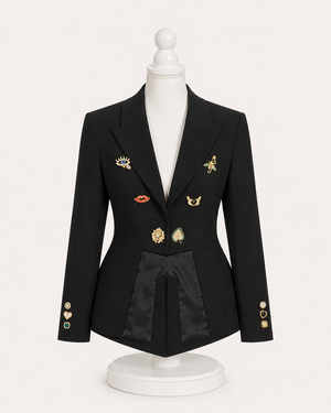 The Bijou Noir Tuxedo Blazer