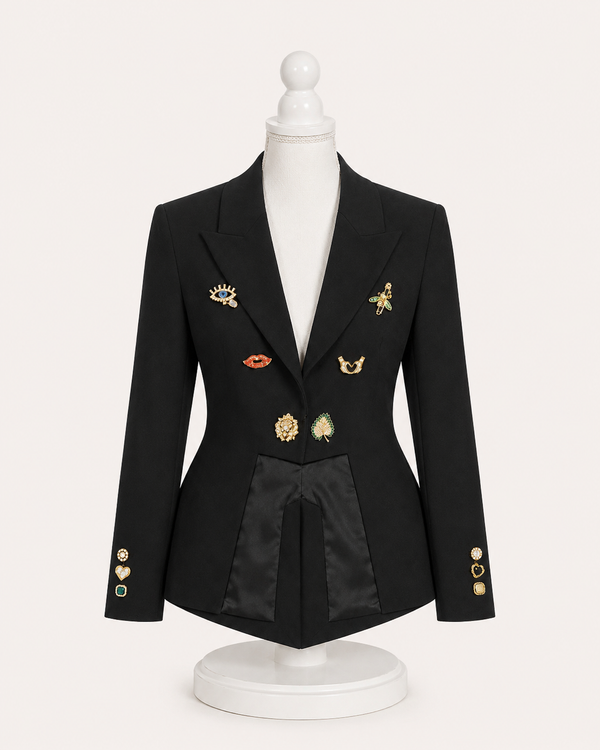 The Bijou Noir Tuxedo Blazer