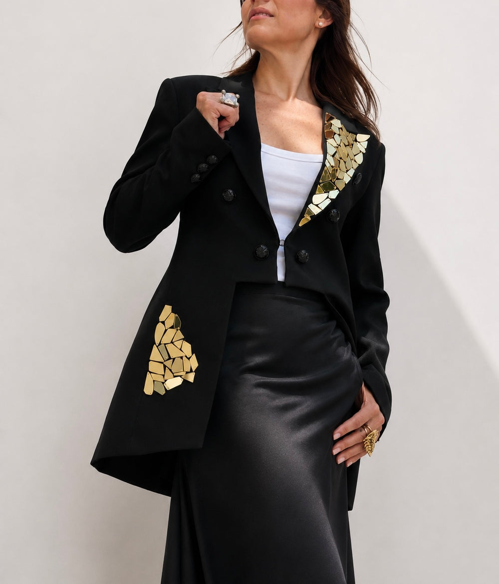 The Golden Dream Tuxedo Blazer