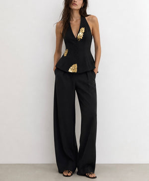 The Golden Dream Halter Vest
